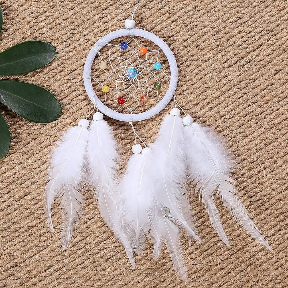Dream Catcher Accessories Feather Pendant Decoration Ornament CircularLight BrownOC-2008
Dream Catcher Accessories Feather Pendant Decoration Ornament CircularLight BrownOC-2008