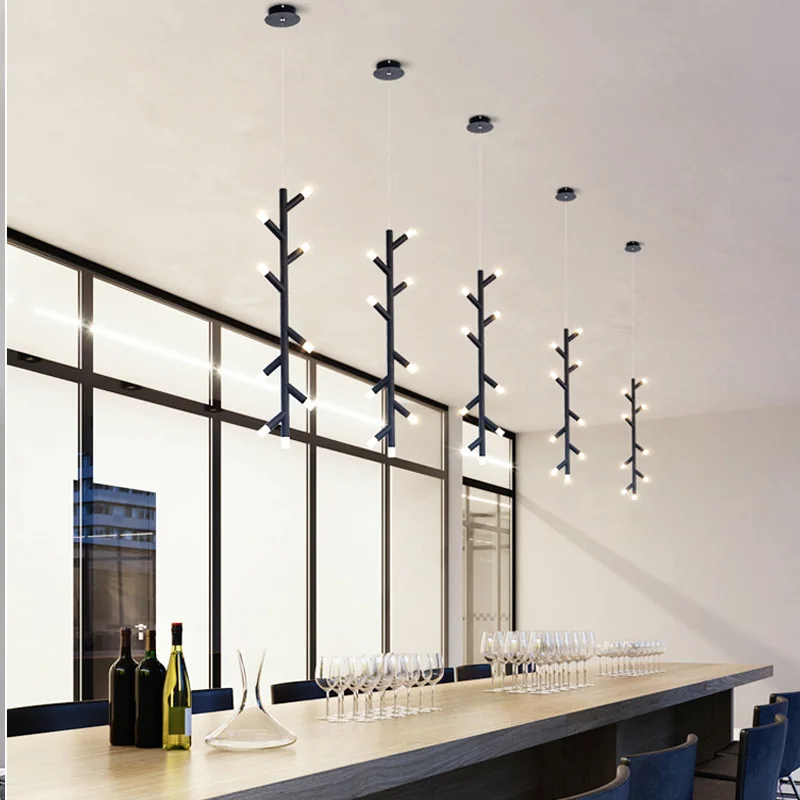 Modern tree branch LED chandelier modern cloakroom hanging lamp restaurant bar dining table lighting clothing store decor lights
Modern tree branch LED chandelier modern cloakroom hanging lamp restaurant bar dining table lighting clothing store decor lights