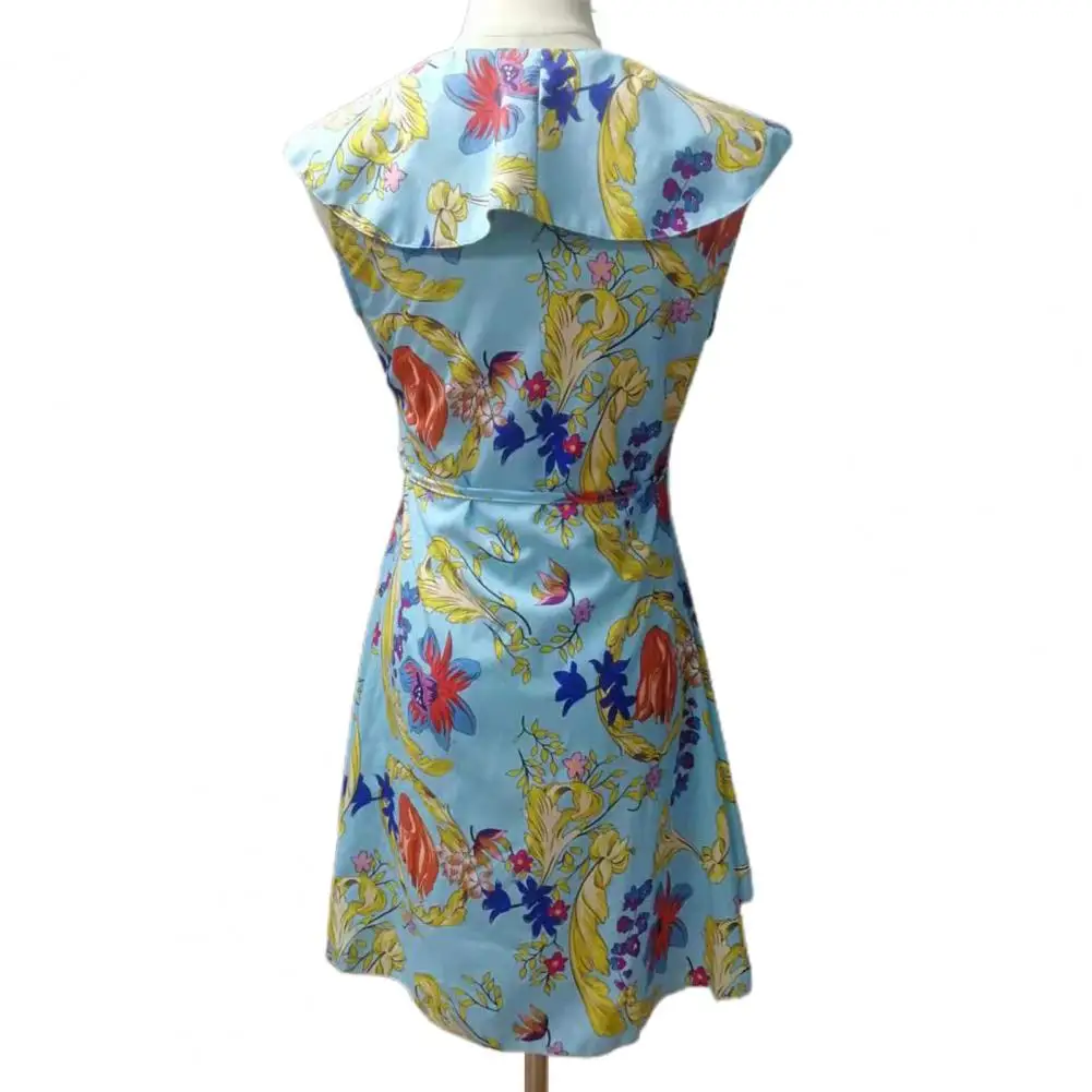 50% Hot Sales Summer Dress V Neck A-Line Sexy Ladies Sleeveless Mini Dress for Vacation
50% Hot Sales Summer Dress V Neck A-Line Sexy Ladies Sleeveless Mini Dress for Vacation