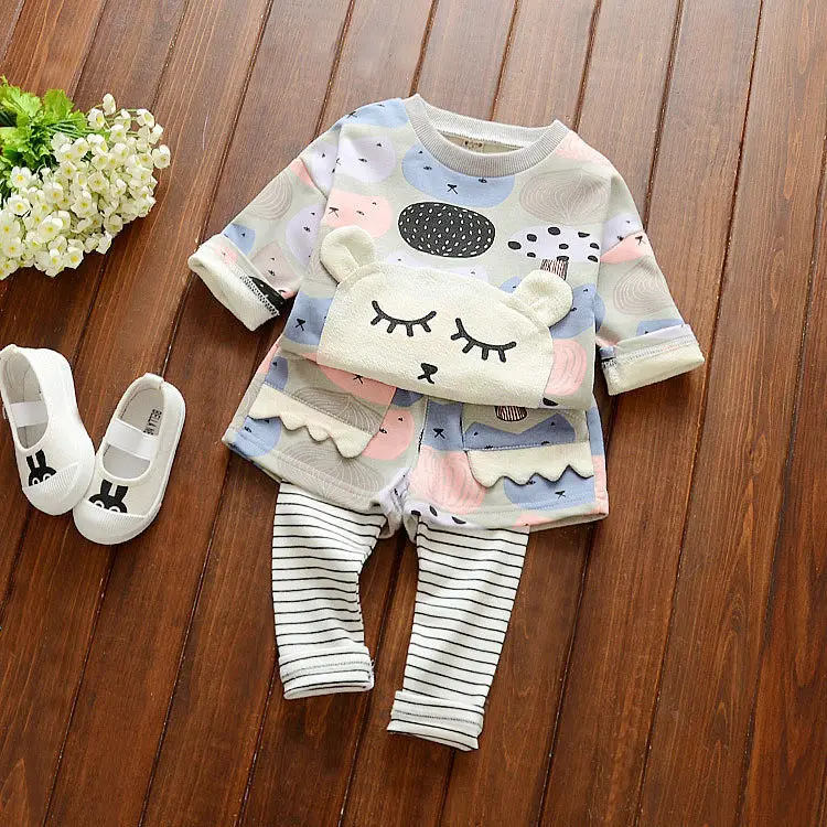 Girls Spring Autumn Clothing Set Baby Fashion Cotton Tops+pants 2pcs Infant Newborn Girls Cute Outfits
Girls Spring Autumn Clothing Set Baby Fashion Cotton Tops+pants 2pcs Infant Newborn Girls Cute Outfits