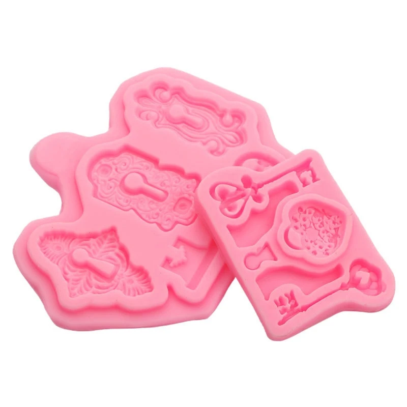 2Pcs Vintage Key Lock Cake Fondant Mold Kit Keyhole Silicone Epoxy Resin Molds R2LE
2Pcs Vintage Key Lock Cake Fondant Mold Kit Keyhole Silicone Epoxy Resin Molds R2LE