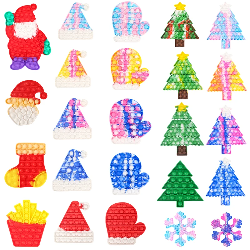 New Christmas Toys Push Bubble Fidget Sensory Toy Autism Special Needs Squeeze Funny Santa Claus Antistress Stress Relief Toys
New Christmas Toys Push Bubble Fidget Sensory Toy Autism Special Needs Squeeze Funny Santa Claus Antistress Stress Relief Toys