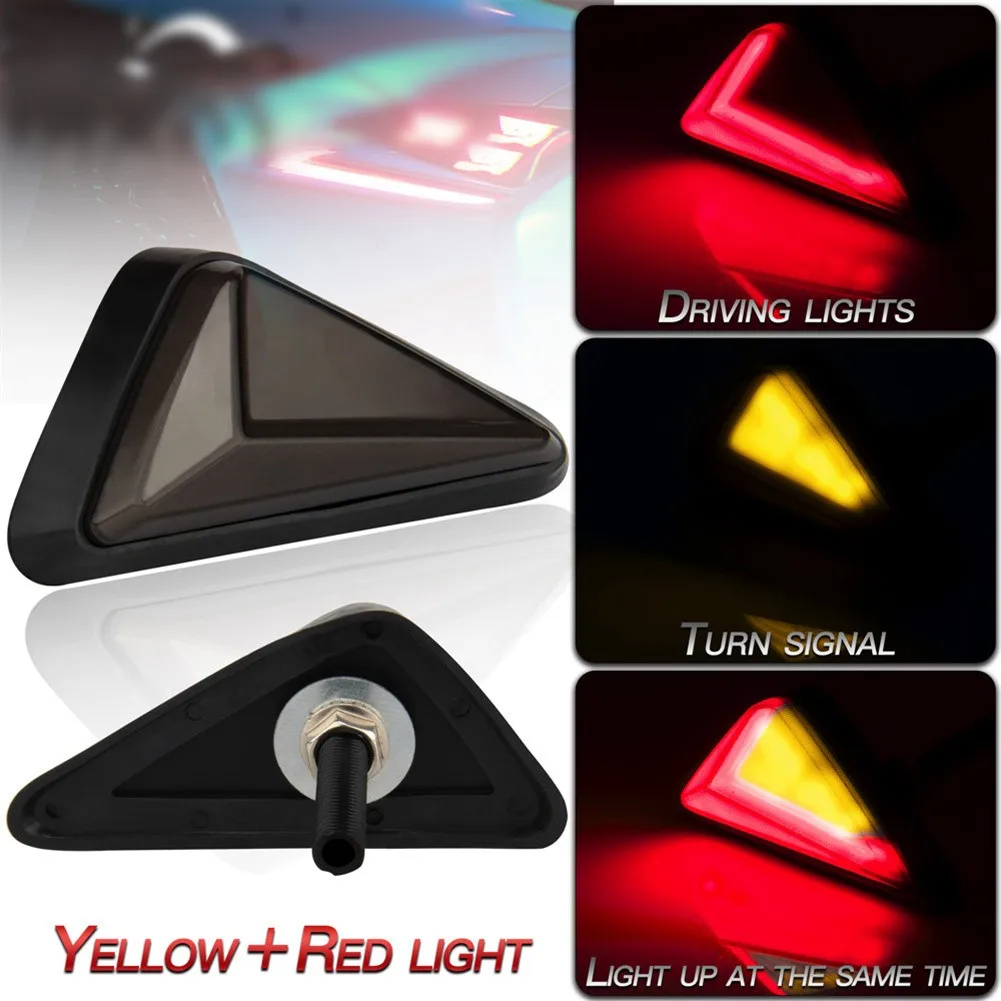 2Pcs Universal LED Motorcycle Turn Signal Light Triangle Flush Mount Braking Tail Lamp Motorbike Indicator Blinker Flasher
2Pcs Universal LED Motorcycle Turn Signal Light Triangle Flush Mount Braking Tail Lamp Motorbike Indicator Blinker Flasher