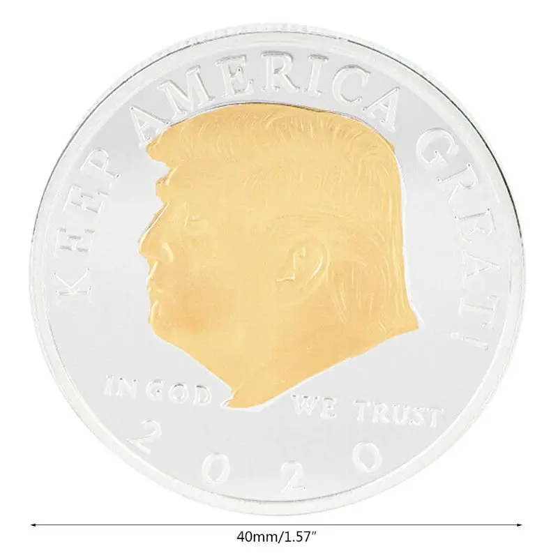 2020 Donald J. President Of The United States Commemorative Badge Embossed Plating Souvenir Coin Collection New Year Gift
2020 Donald J. President Of The United States Commemorative Badge Embossed Plating Souvenir Coin Collection New Year Gift
