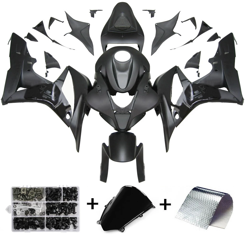 Topteng For Honda CBR600RR 2007 2008 Motorcycle Fairing Kit Bodywork ABS Matt Black CBR 600RR Full Body Work
Topteng For Honda CBR600RR 2007 2008 Motorcycle Fairing Kit Bodywork ABS Matt Black CBR 600RR Full Body Work