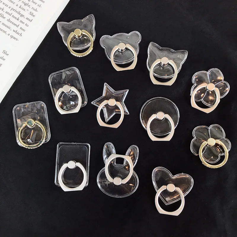 Universal Stent Mobile Phone Holder Stand Finger Ring Magnetic For cute Cell Smart Phone Transparent holder for iphone XS MAX 8
Universal Stent Mobile Phone Holder Stand Finger Ring Magnetic For cute Cell Smart Phone Transparent holder for iphone XS MAX 8