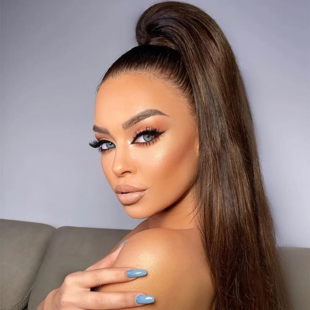 Ponytail Natural Hair Extensions 14-22" Pony Tail Hair Extensions 100% Real Human Hair Ponytail Hair Extension For Women Popukar
Ponytail Natural Hair Extensions 14-22" Pony Tail Hair Extensions 100% Real Human Hair Ponytail Hair Extension For Women Popukar