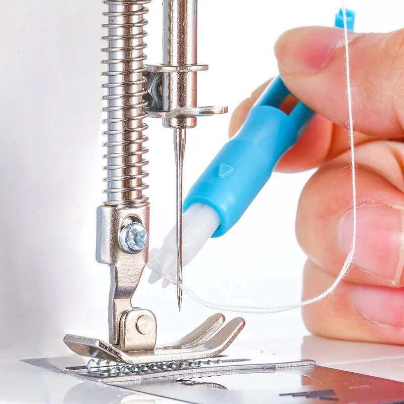 Sewing Machine Needle Threader Stitch Insertion Tool Automatic Threader Quick Sewing Threader Needle Changer Hold Needles Firmly
Sewing Machine Needle Threader Stitch Insertion Tool Automatic Threader Quick Sewing Threader Needle Changer Hold Needles Firmly