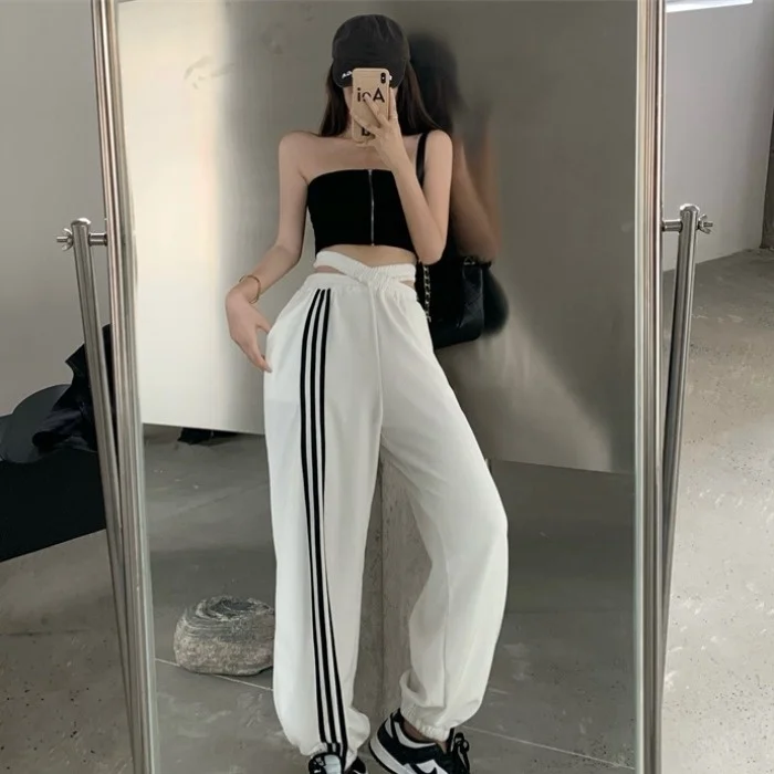 Casual Pants for Women Early Autumn Hong Kong Style Age-Reducing Niche Korean Style Versatile Design Sense High Waist Cross
Casual Pants for Women Early Autumn Hong Kong Style Age-Reducing Niche Korean Style Versatile Design Sense High Waist Cross
