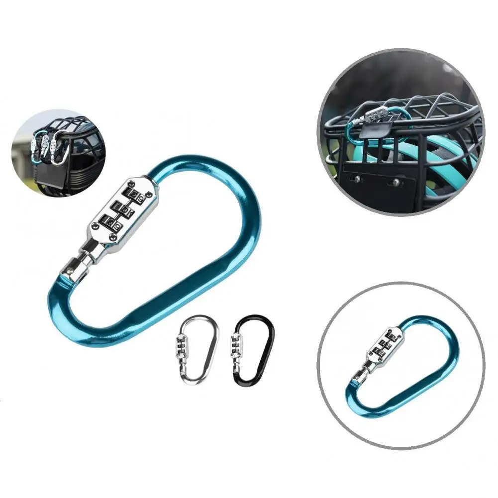 Motor Code Padlock Useful High Hardness Fine Workmanship for Shopping Code D-Shape Carabiner Digit Code Carabiner
Motor Code Padlock Useful High Hardness Fine Workmanship for Shopping Code D-Shape Carabiner Digit Code Carabiner