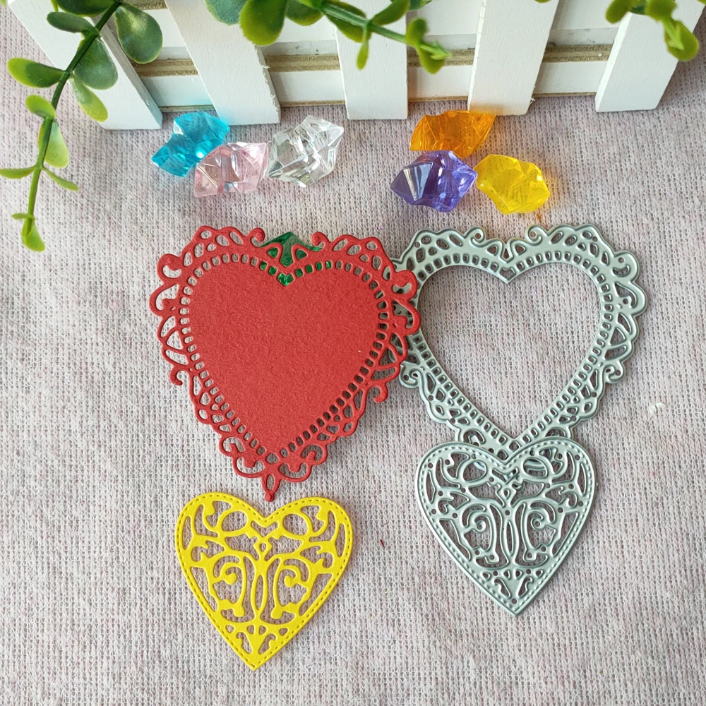 New 2PCS hearts craft die metal cutting die scrapbook stamp carving paper card stamping die new DIY die
New 2PCS hearts craft die metal cutting die scrapbook stamp carving paper card stamping die new DIY die