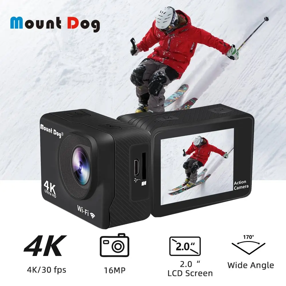 Новинка HD 4K Спортивная Экшн-камера Go Ultra Pro аксессуары 4WiFi Пульт дистанционного