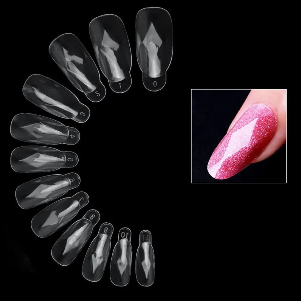 120pcs/box False Nails Form Diamond Tips Extension Fake Nail UV Gel Manicure Dual System Builder Full Cover Poly Stencil Mold
120pcs/box False Nails Form Diamond Tips Extension Fake Nail UV Gel Manicure Dual System Builder Full Cover Poly Stencil Mold