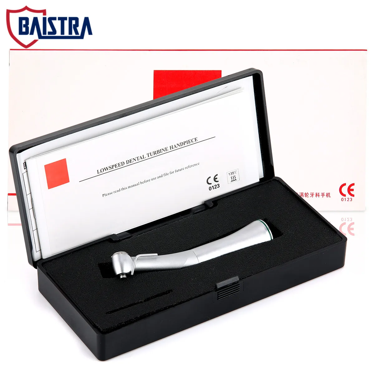 Dental 20:1 Reduction Implant Contra Angle Low Speed Handpiece Push button External Water Spray
Dental 20:1 Reduction Implant Contra Angle Low Speed Handpiece Push button External Water Spray