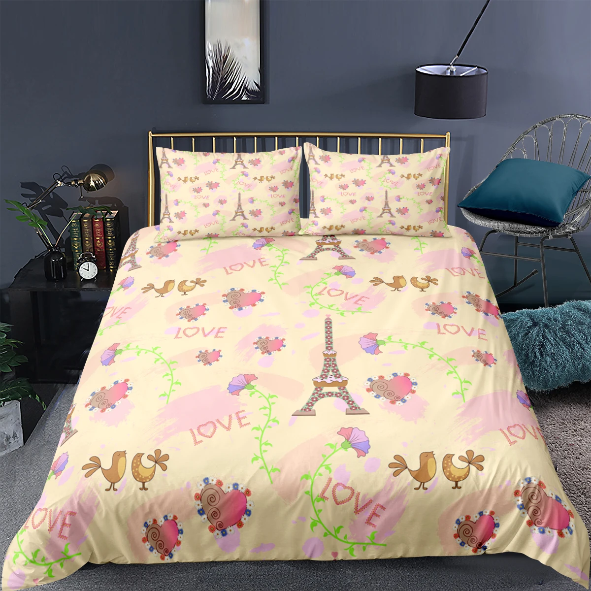 Wholesale 3D Bedding Home Decor Paris Tower Printed Duvet Cover Set With Pillowcase Twin/Full/EU King/US Queen/King Bedding
Wholesale 3D Bedding Home Decor Paris Tower Printed Duvet Cover Set With Pillowcase Twin/Full/EU King/US Queen/King Bedding