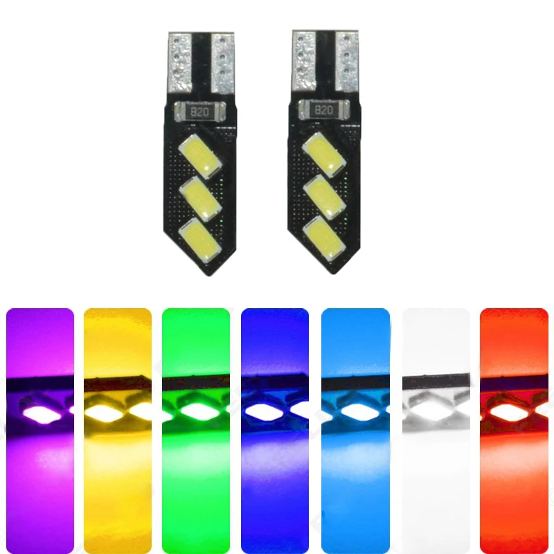 T10 5630 6 светодиодный CanBus Подсветка регистрационного номера W5W 6 SMD LED Автомобильные фары (комплект из 10 шт.)
T10 5630 6 светодиодный CanBus Подсветка регистрационного номера W5W 6 SMD LED Автомобильные фары (комплект из 10 шт.)