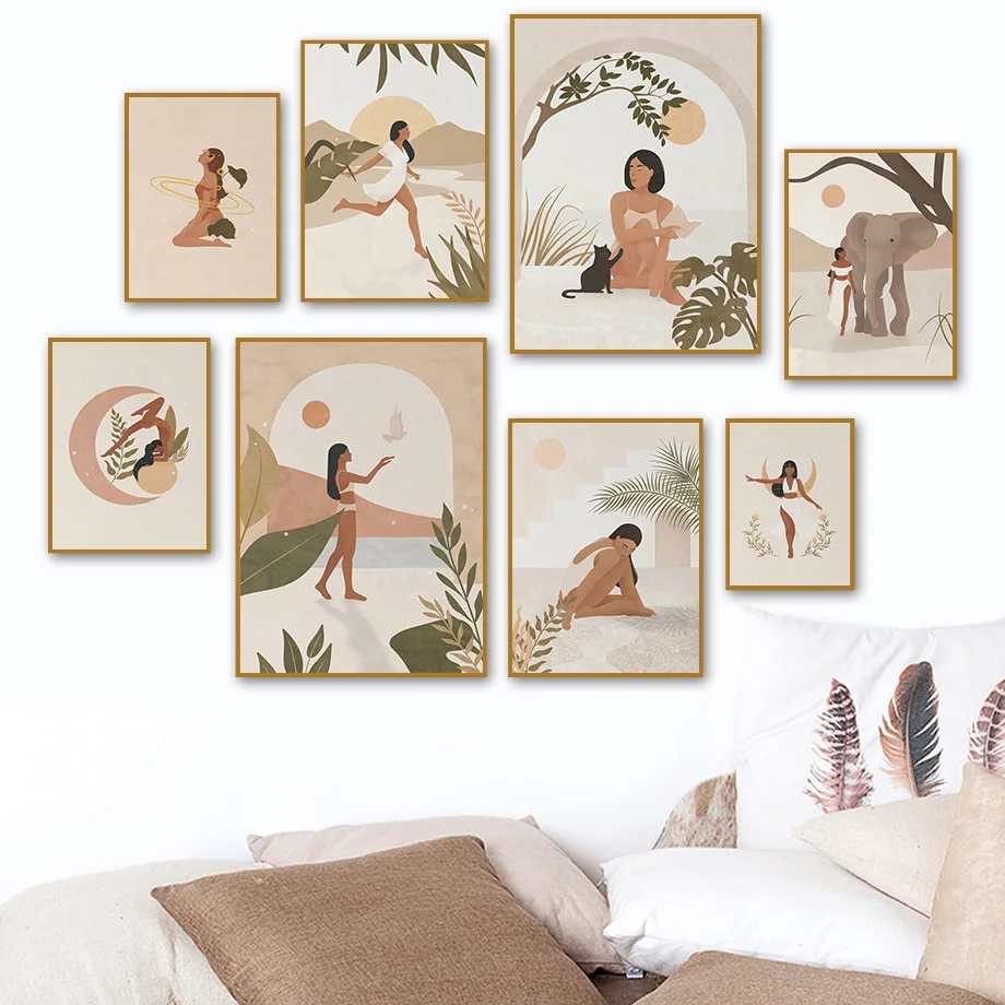 Vintage Lady Elephant Scandinavian Minimalist Wall Art Canvas Painting Nordic Posters And Prints Pictures For Living Room Decor
Vintage Lady Elephant Scandinavian Minimalist Wall Art Canvas Painting Nordic Posters And Prints Pictures For Living Room Decor
