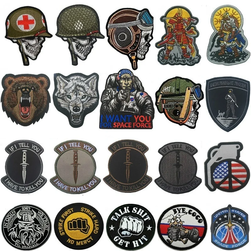 Badge Embroidered Patches Army Military Clothes Accessories Armbands Sewings Appliques Paste Clothing Removable Insignia Patch
Badge Embroidered Patches Army Military Clothes Accessories Armbands Sewings Appliques Paste Clothing Removable Insignia Patch