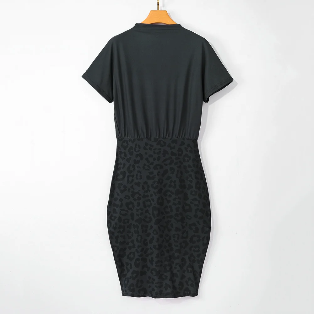 IZALEWIS Sexy Women Colorblock Lace Leopard Print Dress Women High Street Knee-Length V-Neck Sheath Dress 2020 Vintage Dress
IZALEWIS Sexy Women Colorblock Lace Leopard Print Dress Women High Street Knee-Length V-Neck Sheath Dress 2020 Vintage Dress