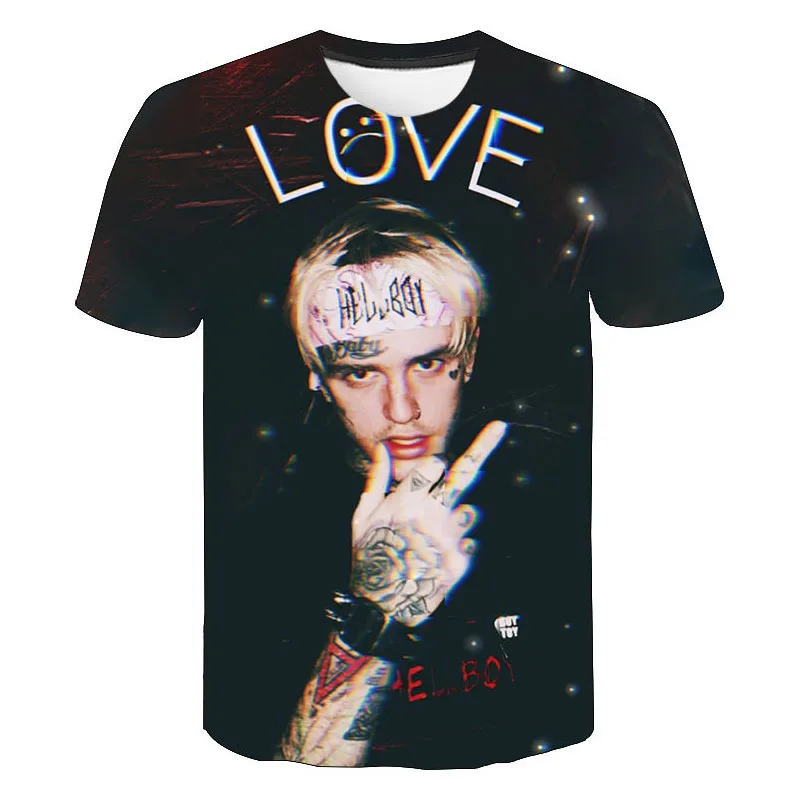 Summer New Fashion T-Shirts Lil Peep 3D Printed Streetwear Rapper Hip Hop T Shirt Men Women Casual Oversized Tees Tops Clothing
Summer New Fashion T-Shirts Lil Peep 3D Printed Streetwear Rapper Hip Hop T Shirt Men Women Casual Oversized Tees Tops Clothing
