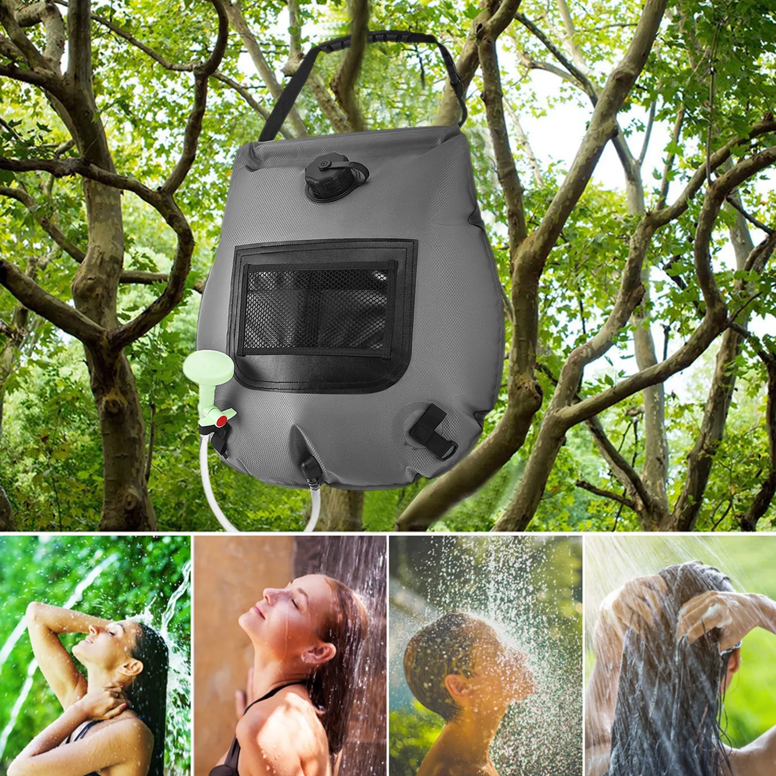 Water Bag 20L Solar Outdoor Shower Bag Portable TPU Camping Shower Heating Hiking Waterzak With Hose For Camping Dropshipping
Water Bag 20L Solar Outdoor Shower Bag Portable TPU Camping Shower Heating Hiking Waterzak With Hose For Camping Dropshipping