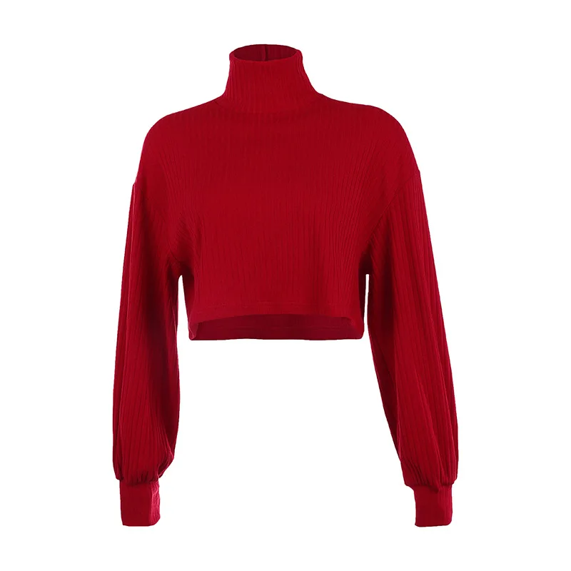 Good Luck Autumn/winter/New Year Red Sweater Casual Pile Collar Joker Short Knitted Pullover Fashion Bottoming Beauty Lady Tops
Good Luck Autumn/winter/New Year Red Sweater Casual Pile Collar Joker Short Knitted Pullover Fashion Bottoming Beauty Lady Tops
