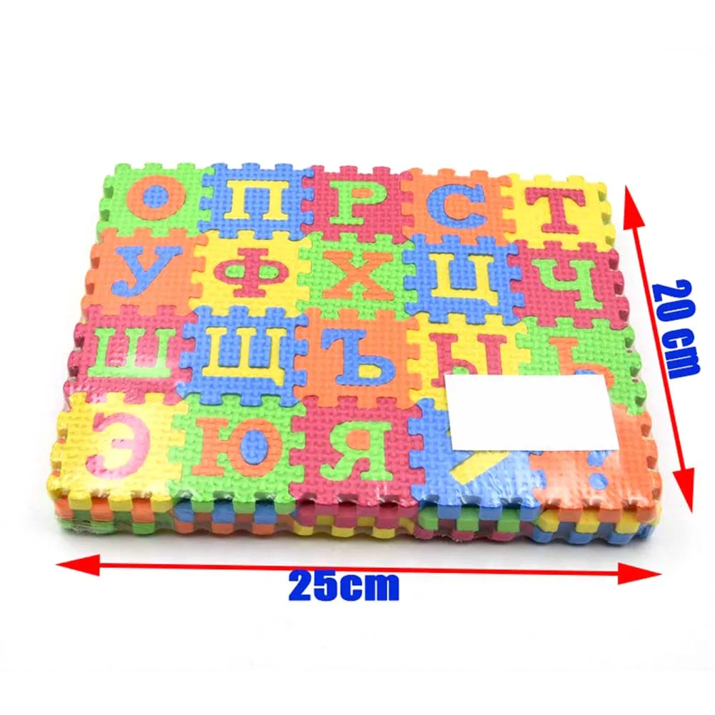 60Pcs/Set Russian Alphabet Carpet Baby Kids Education Toy Preschool Learning Mat
60Pcs/Set Russian Alphabet Carpet Baby Kids Education Toy Preschool Learning Mat