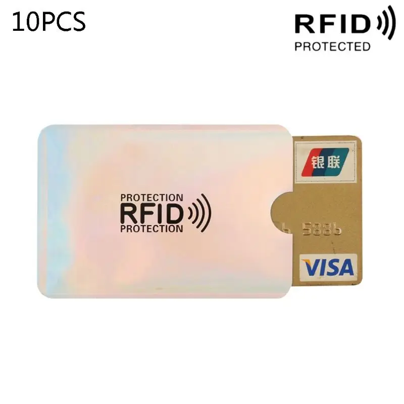 Защитный чехол для банковских карт с RFID-защитой от кражи 10 шт. | Багаж и сумки