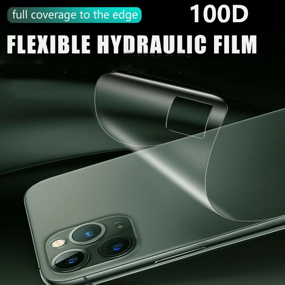 100D Back Screen Protector For iPhone 11 Pro Max Front Nano Film For iPhone SE 2020 X Xs max Xr 8 7 6s 6 plus Hydrogel Film
100D Back Screen Protector For iPhone 11 Pro Max Front Nano Film For iPhone SE 2020 X Xs max Xr 8 7 6s 6 plus Hydrogel Film