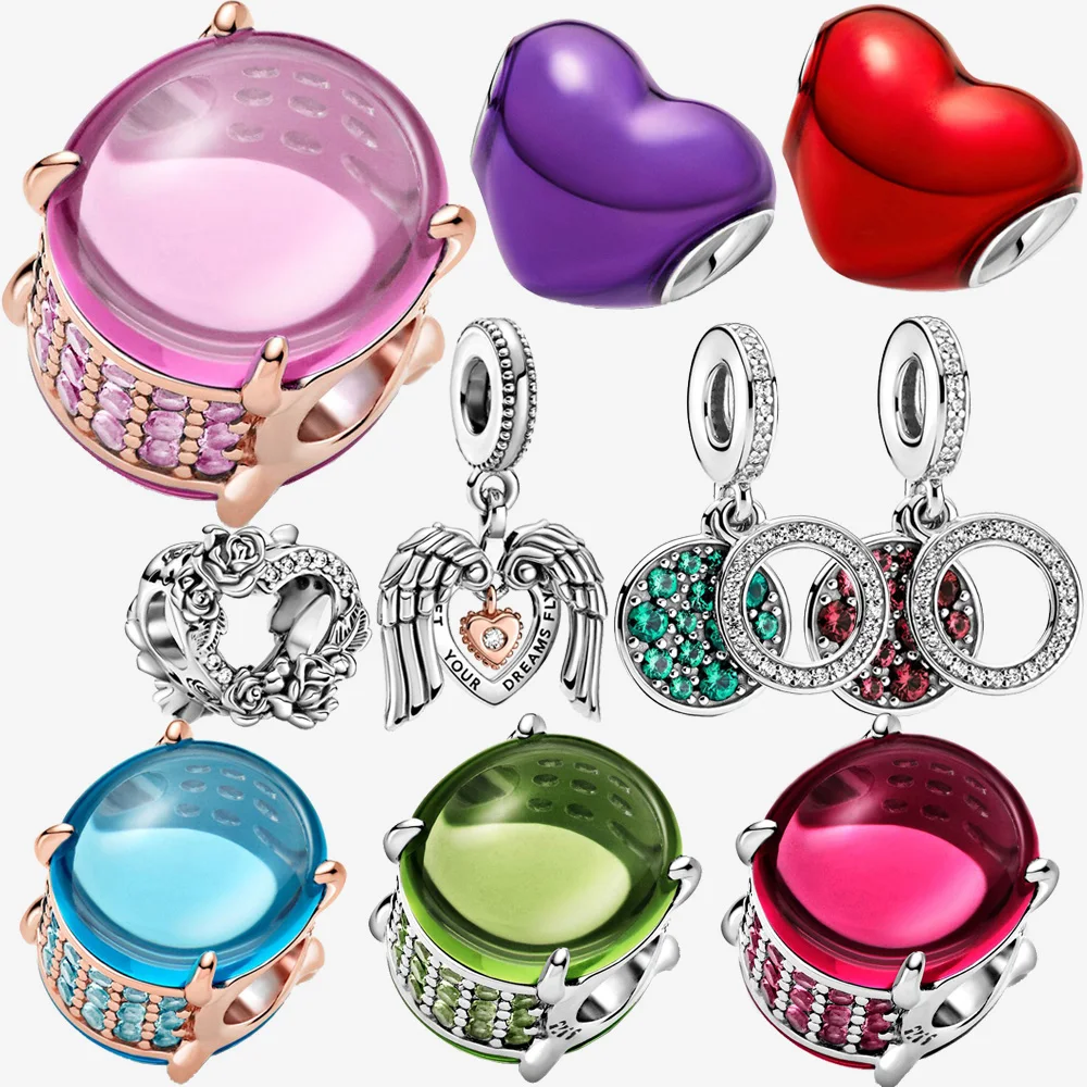Angel Wings Hearts Rose Flowers Charms 2021 New 925 Sterling Silver Beads Fit Original Pandora Bracelet Women Jewelry DIY Gift
Angel Wings Hearts Rose Flowers Charms 2021 New 925 Sterling Silver Beads Fit Original Pandora Bracelet Women Jewelry DIY Gift