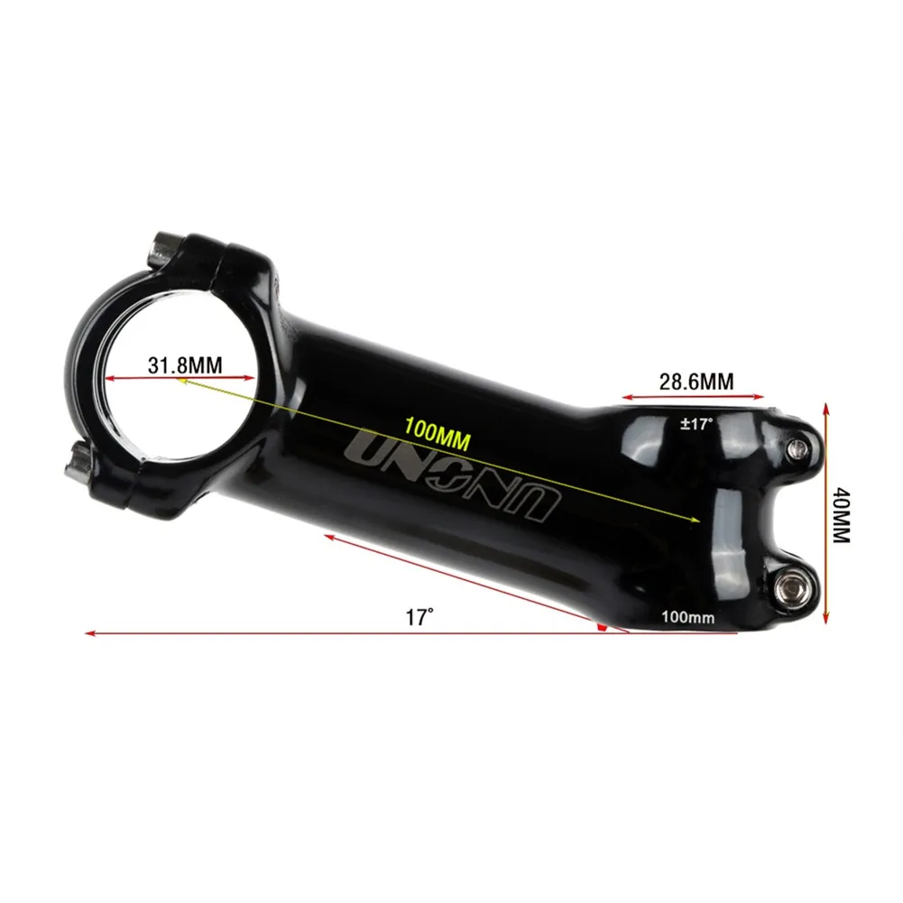 U-NO Bicycle Stem ±17° Degree MTB Road Mountain Bike Riser Stem 31.8 X 60-130 Mm Mountain Power Parts Road Bicycle Alloy Stem
U-NO Bicycle Stem ±17° Degree MTB Road Mountain Bike Riser Stem 31.8 X 60-130 Mm Mountain Power Parts Road Bicycle Alloy Stem