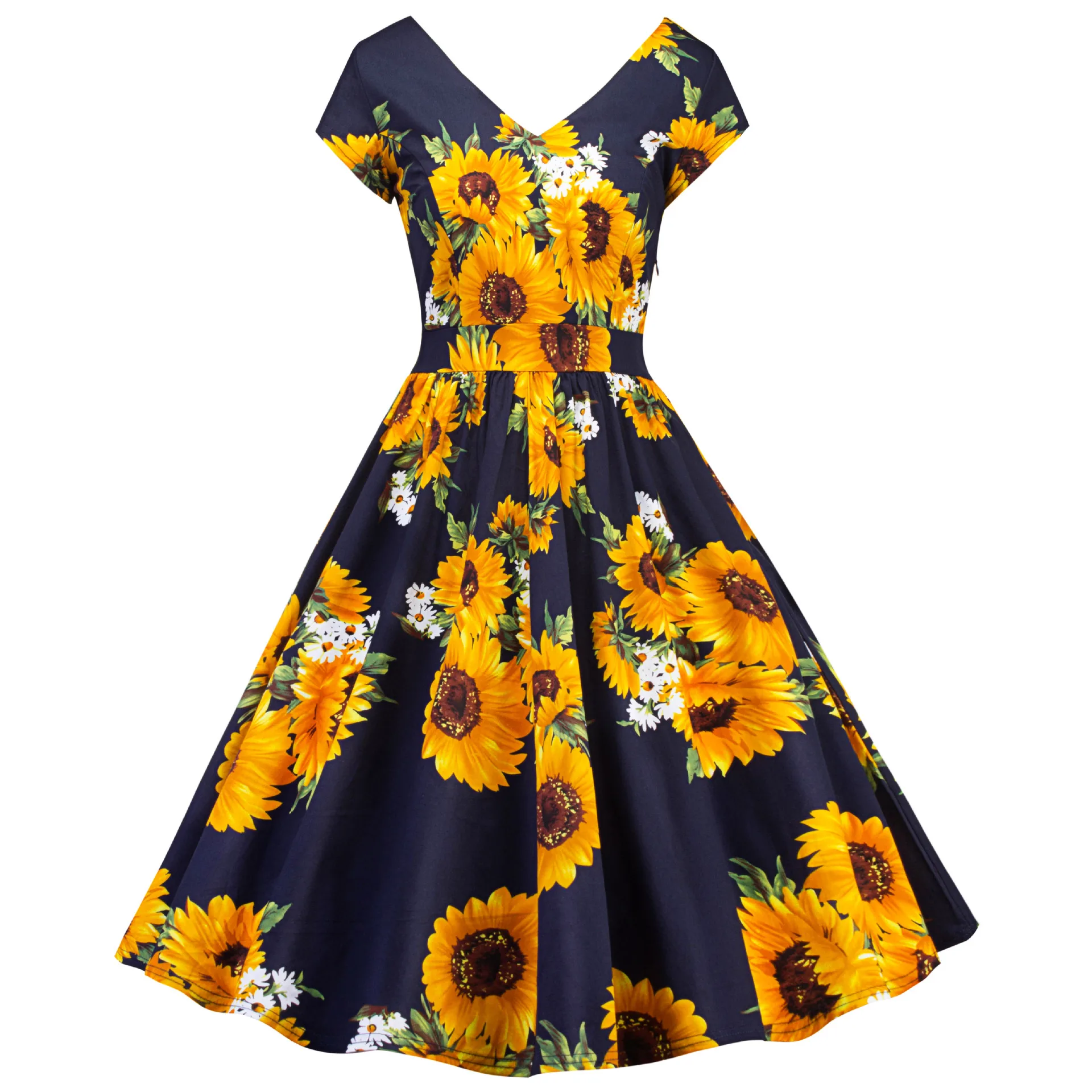 Womens Daisy Midi Swing Dress Long Sleeve Evening Party Floral Skater Dresses
Womens Daisy Midi Swing Dress Long Sleeve Evening Party Floral Skater Dresses