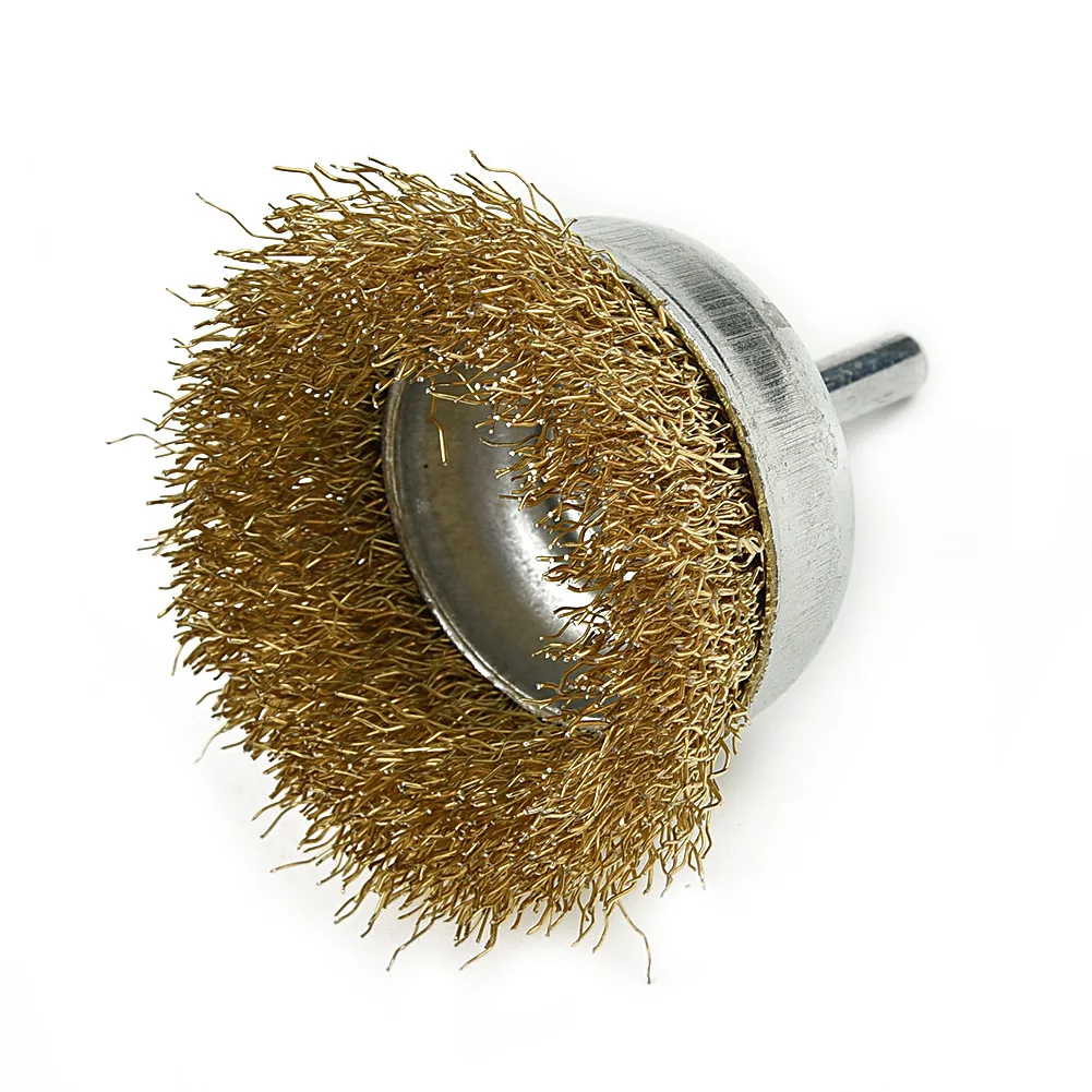 7 Pcs Bowl Electric Drill Steel Wire Brushes 6MM Brass Coated Grind Wheel For Metal Rust Removal Polishing Rotary Derusting Tool
7 Pcs Bowl Electric Drill Steel Wire Brushes 6MM Brass Coated Grind Wheel For Metal Rust Removal Polishing Rotary Derusting Tool