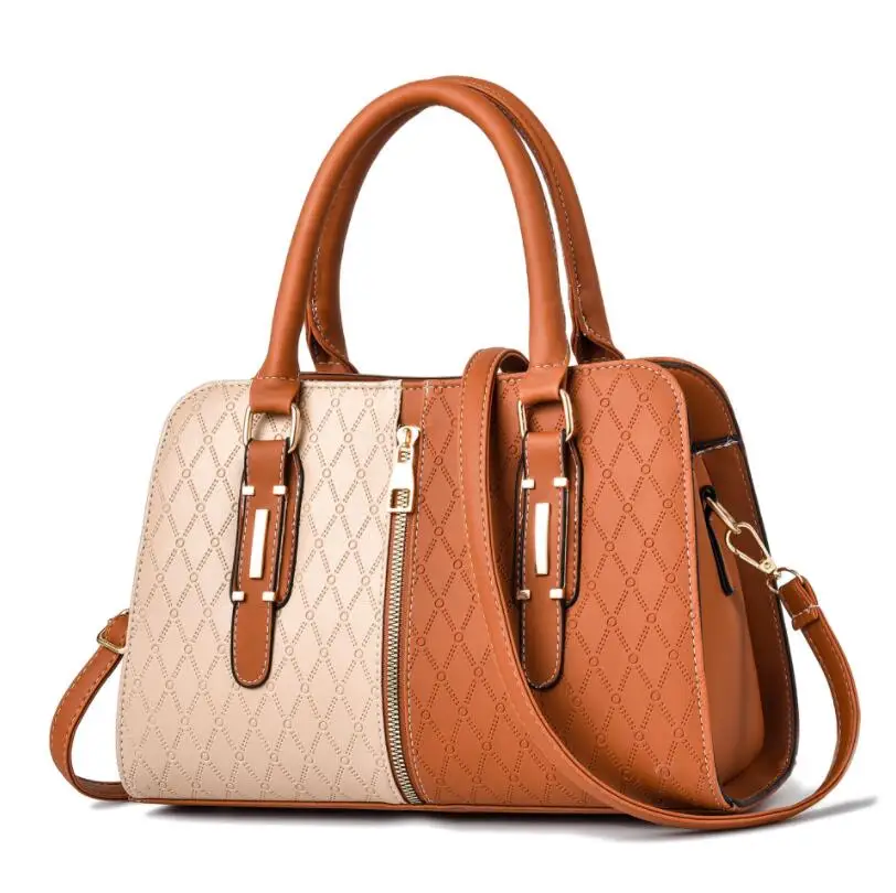 2020 New Style Color matching Women Bag Handbag Tote Over Shoulder Crossbody Leather Big Brand Casual Designer Female Bolsas
2020 New Style Color matching Women Bag Handbag Tote Over Shoulder Crossbody Leather Big Brand Casual Designer Female Bolsas