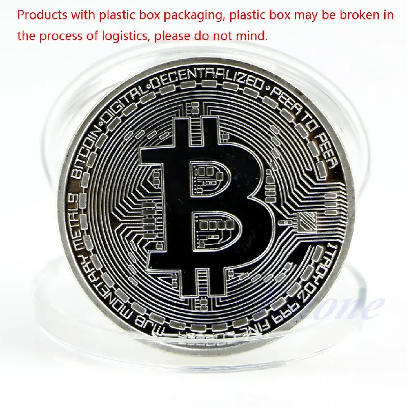 WSND New Plated Silver Bitcoin Coin Collectible BTC Coin Art Collection Gift Physical
WSND New Plated Silver Bitcoin Coin Collectible BTC Coin Art Collection Gift Physical