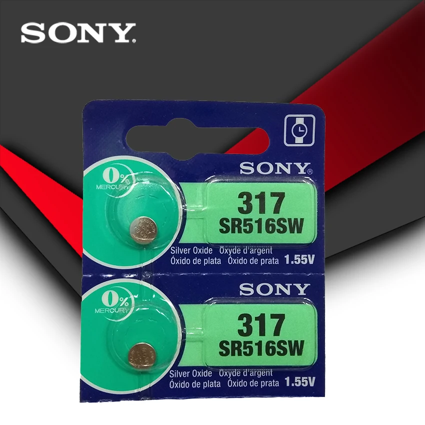 2 шт. Sony 100% оригинальный 317 SR516SW SR516 1,55 в кнопочный элемент серебряного цвета батарея большой емкости калькулятор автомобильный пульт дистанц...
2 шт. Sony 100% оригинальный 317 SR516SW SR516 1,55 в кнопочный элемент серебряного цвета батарея большой емкости калькулятор автомобильный пульт дистанц...