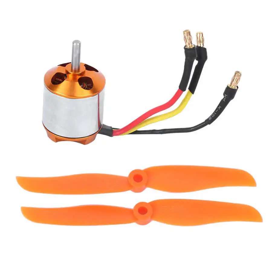 Quality A2217 2300KV Brushless Motor with 40A ESC SG90 9G Micro Servo 6035 Propeller for RC Fixed Wing Plane Copter
Quality A2217 2300KV Brushless Motor with 40A ESC SG90 9G Micro Servo 6035 Propeller for RC Fixed Wing Plane Copter