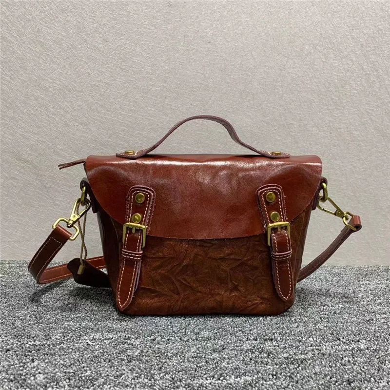 Leather Women's Bag New Leisure Practical Personality High Texture Handmade Postman Bag Handbag Women's Sheepskin Messenger Bag
Leather Women's Bag New Leisure Practical Personality High Texture Handmade Postman Bag Handbag Women's Sheepskin Messenger Bag