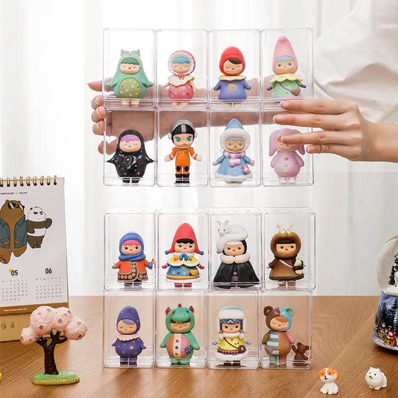 6pcs Transparent Doll Toy Storage Box Plastic Cartoon Doll Display Stand Dustproof Model Toy Collectible Display Stand
6pcs Transparent Doll Toy Storage Box Plastic Cartoon Doll Display Stand Dustproof Model Toy Collectible Display Stand
