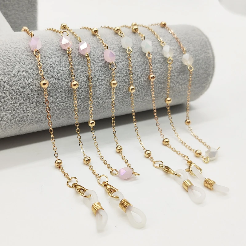 Elegant Women Crystal Beads Sunglasses Chain Lanyard Eyeglasses Chain White Pink Eyewear Accessories Beads Glasses Chain
Elegant Women Crystal Beads Sunglasses Chain Lanyard Eyeglasses Chain White Pink Eyewear Accessories Beads Glasses Chain