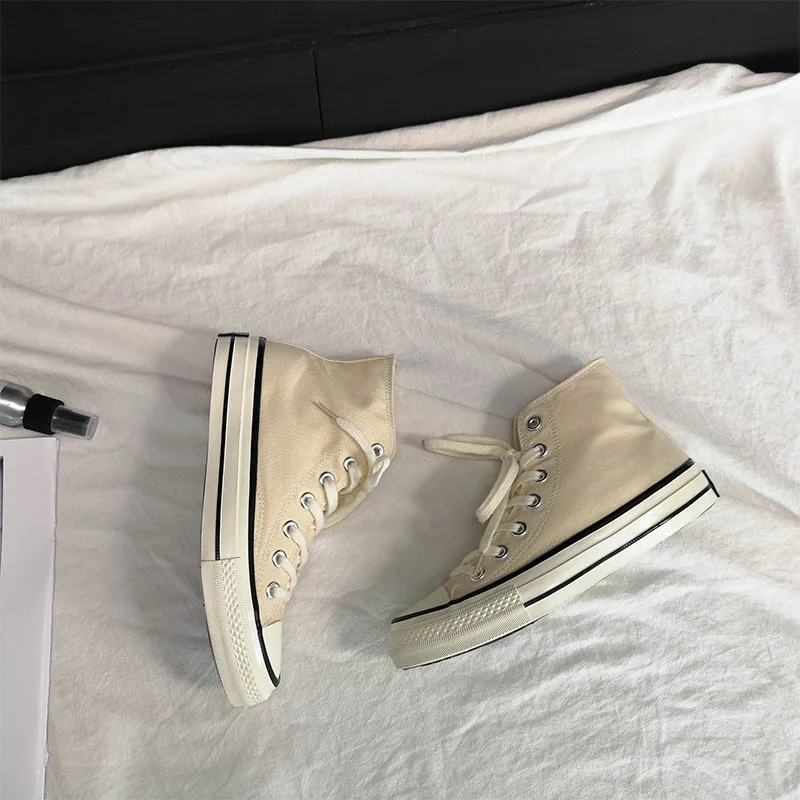 Girls Vintage Red Canvas Shoes Summer Women Vulcanized Unisex Couple Rubber Sole Lace-up Korean Cute Ladies Sport High Shoes 44
Girls Vintage Red Canvas Shoes Summer Women Vulcanized Unisex Couple Rubber Sole Lace-up Korean Cute Ladies Sport High Shoes 44