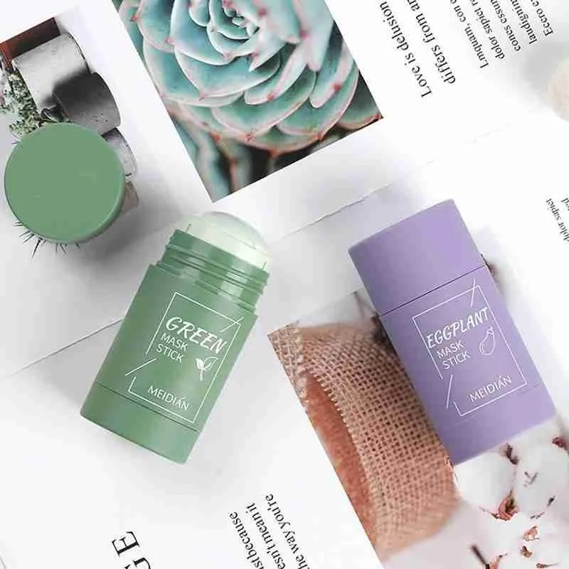 Clean Mask Green Tea Cleansing Mask Purifying Clay Stick Mask Oil Control Anti-Acne Eggplant Skin Care Whitening Care Face
Clean Mask Green Tea Cleansing Mask Purifying Clay Stick Mask Oil Control Anti-Acne Eggplant Skin Care Whitening Care Face