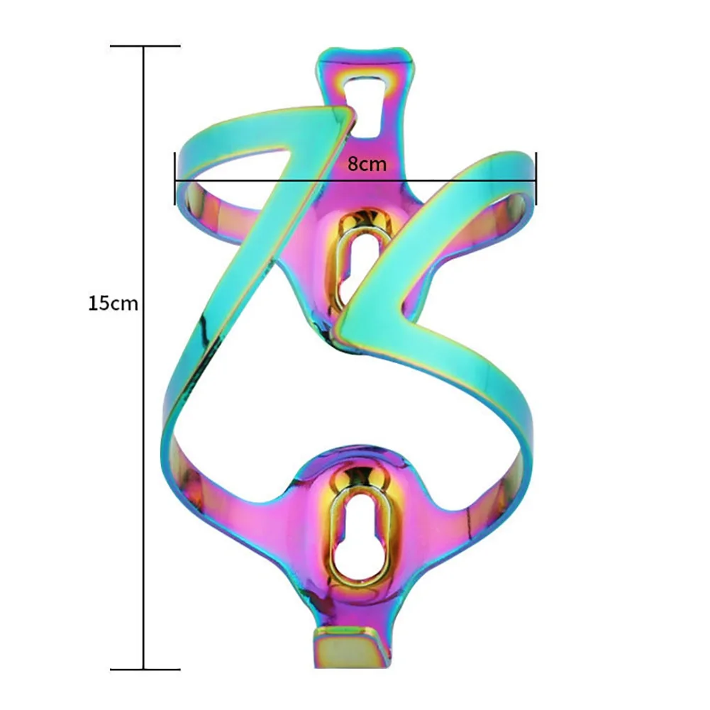 Bicycle Bottle Holder Professional Aluminum Alloy Gradually Colorful Colorful Kettle Horn Kettle Holder 
Bicycle Bottle Holder Professional Aluminum Alloy Gradually Colorful Colorful Kettle Horn Kettle Holder