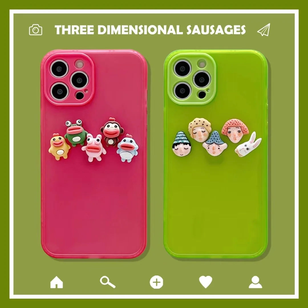 Transparent Soft Tpu Cute Green Pink Sugar Color Case With 3D Kids Animals For iphone 7 8 Plus X XR XS MAX 11 Pro 12 Pro Max
Transparent Soft Tpu Cute Green Pink Sugar Color Case With 3D Kids Animals For iphone 7 8 Plus X XR XS MAX 11 Pro 12 Pro Max