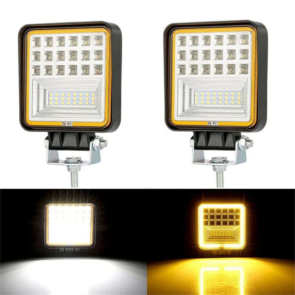 8V-60V Car LED Work Light 3030 Truck 126W 42 Leds 7000k Off-Road Fog Lamp Tractor Flood Lights Durable Parts High Quality
8V-60V Car LED Work Light 3030 Truck 126W 42 Leds 7000k Off-Road Fog Lamp Tractor Flood Lights Durable Parts High Quality