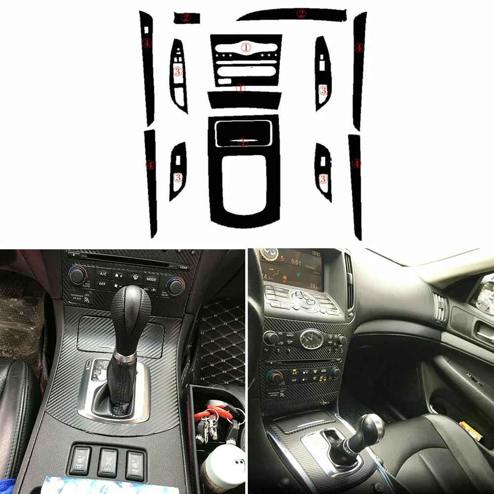 1 комплект, молдинговые наклейки из углеродного волокна для консоли Infiniti G25 G37 2008-2013
1 комплект, молдинговые наклейки из углеродного волокна для консоли Infiniti G25 G37 2008-2013
