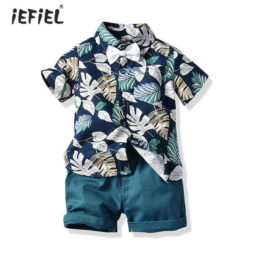 Baby Kids Boys Gentleman Suit Outfit Casual Clothing Short Sleeves Printed Button-Down Shirt Shorts Summer Children Kids Clothes
Baby Kids Boys Gentleman Suit Outfit Casual Clothing Short Sleeves Printed Button-Down Shirt Shorts Summer Children Kids Clothes