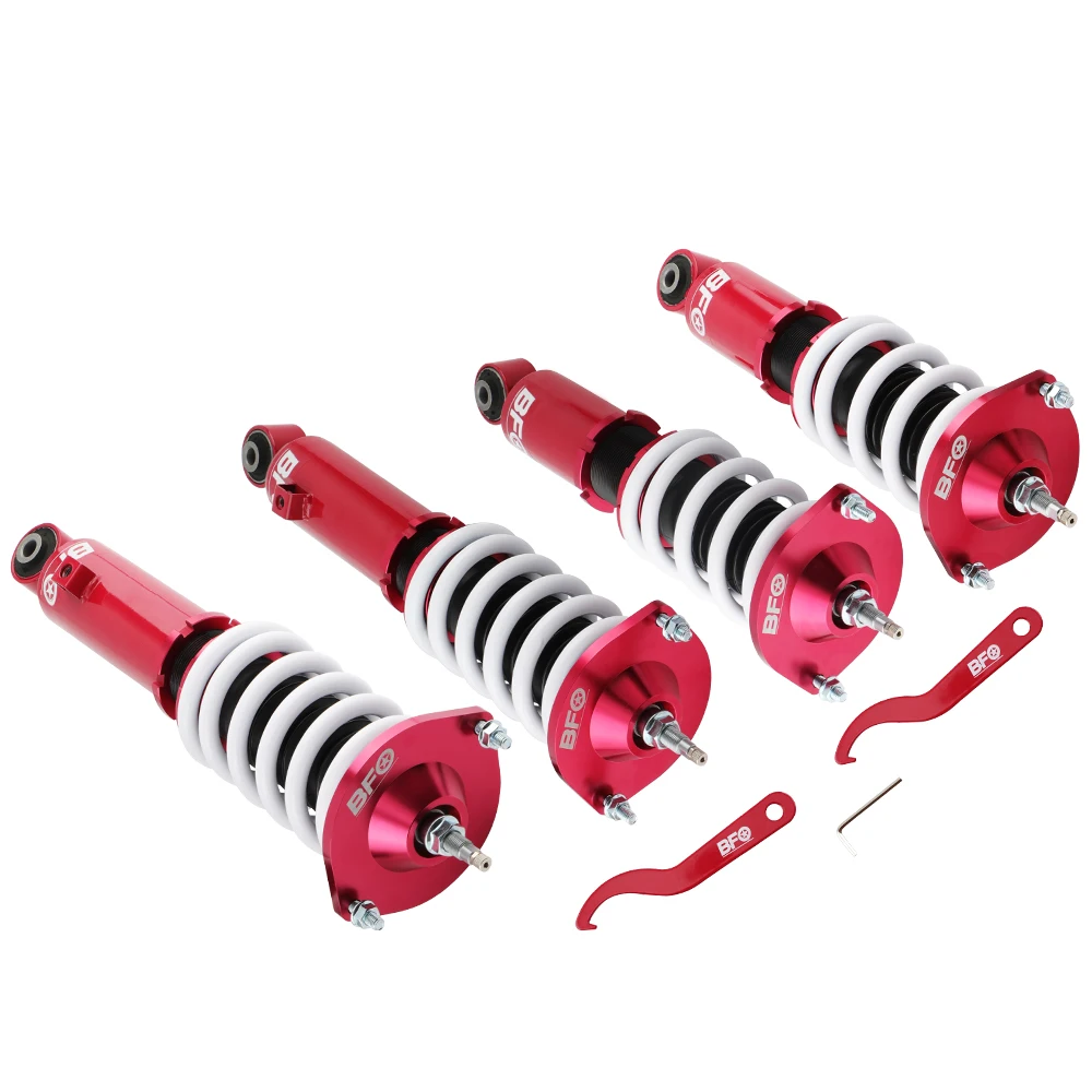 BFO 4 шт. 24 уровня Регулируемый демпфер высота Coilover подвесные стойки для MAZDA MX5 1998-2005 амортизационная стойка
BFO 4 шт. 24 уровня Регулируемый демпфер высота Coilover подвесные стойки для MAZDA MX5 1998-2005 амортизационная стойка