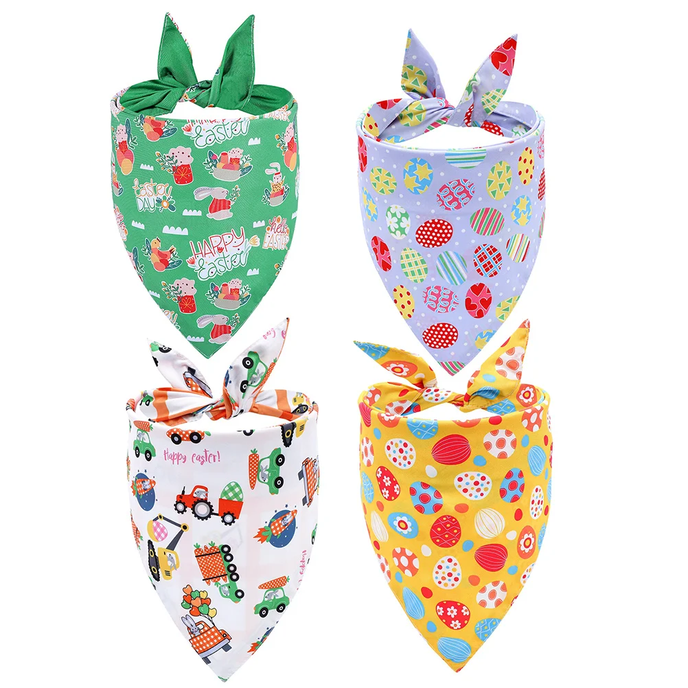 4pcs Easter Day Dog Triangle Scarf Cartoon Pattern Pets Bandanas Supplies
4pcs Easter Day Dog Triangle Scarf Cartoon Pattern Pets Bandanas Supplies