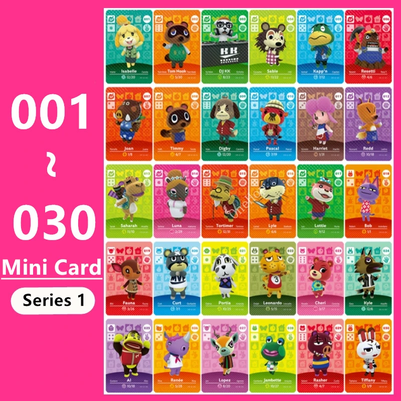 Mini Card Animal Croxxing 001~030 Amxxbo Ntag215 Chip NFC Game Card For NS Switch
Mini Card Animal Croxxing 001~030 Amxxbo Ntag215 Chip NFC Game Card For NS Switch